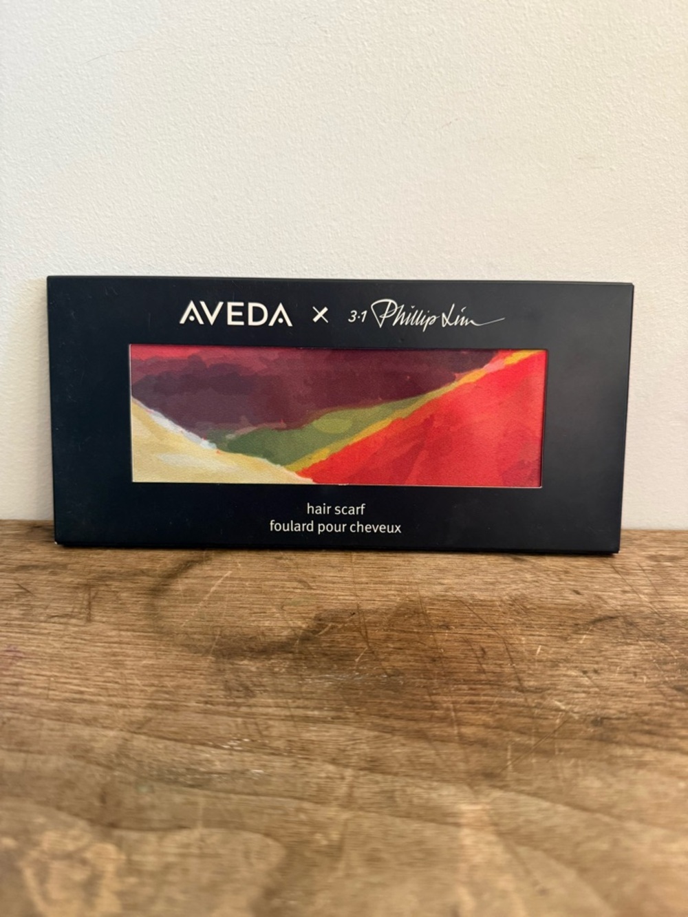 AVEDA x 3.1 Phillip Lim Multicolor Red Green Yellow Hair Scarf